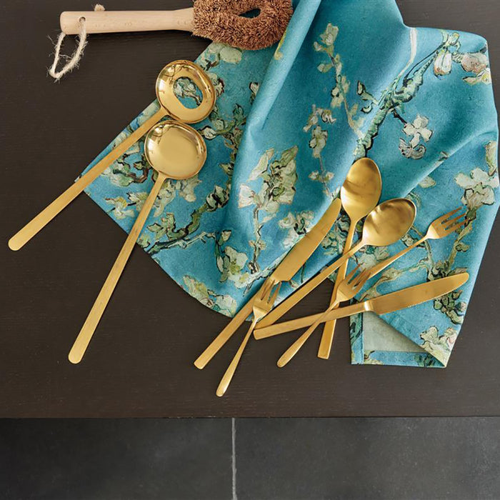 Beddinghouse x Van Gogh Museum Blossom Theedoek 50 x 70 cm - Blauw