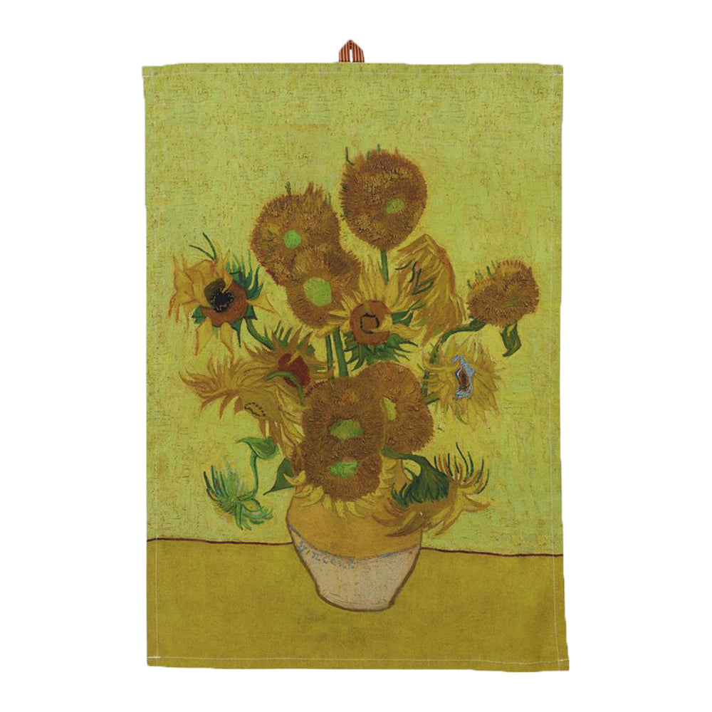 Beddinghouse x Van Gogh Museum Sunflower Theedoek 50 x 70 cm - Geel