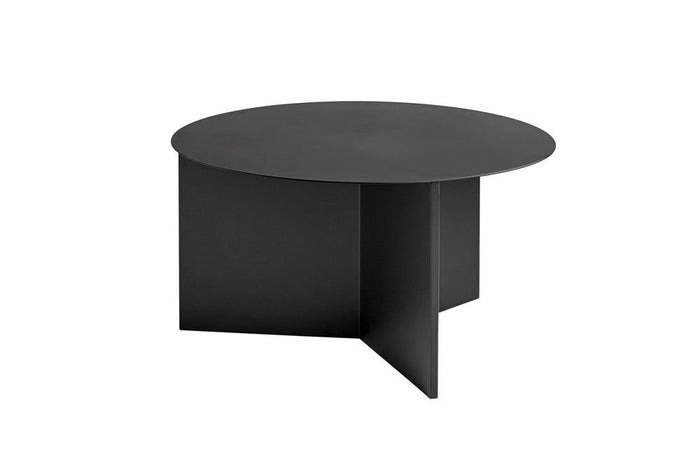 HAY Slit Table Round XL Bijzettafel -  Ø 65 cm - Zwart