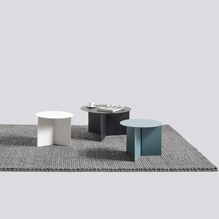 HAY Slit Table Round XL Bijzettafel -  Ø 65 cm - Zwart