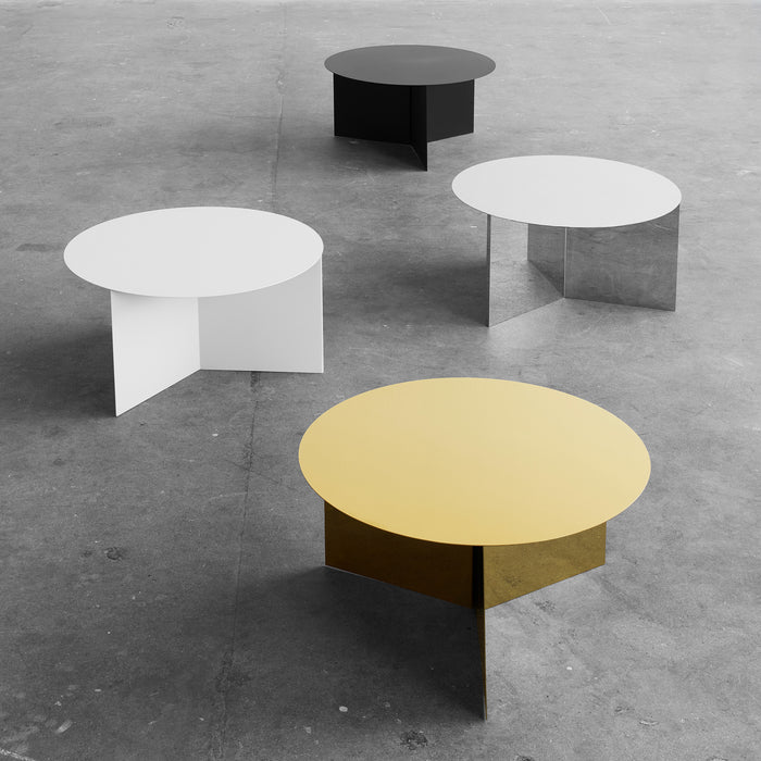 HAY Slit Table Round XL Bijzettafel -  Ø 65 cm - Zwart