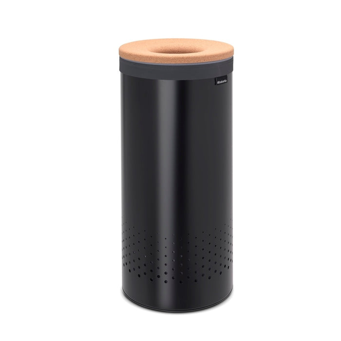 Brabantia Wasbox 35 L - Zwart / Kurk