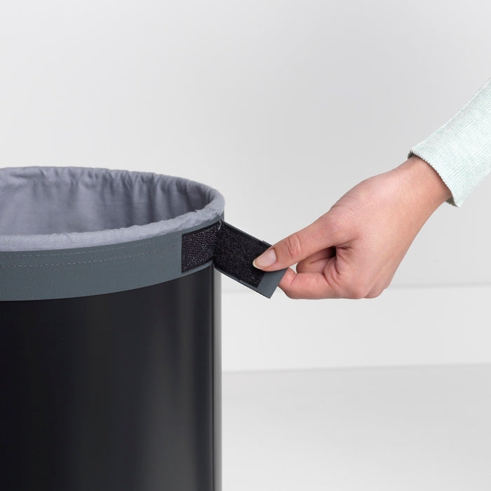 Brabantia Wasbox 35 L - Zwart / Kurk