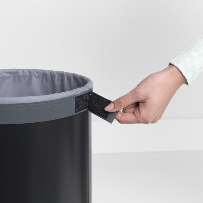 Brabantia Wasbox 35 L - Zwart / Kurk
