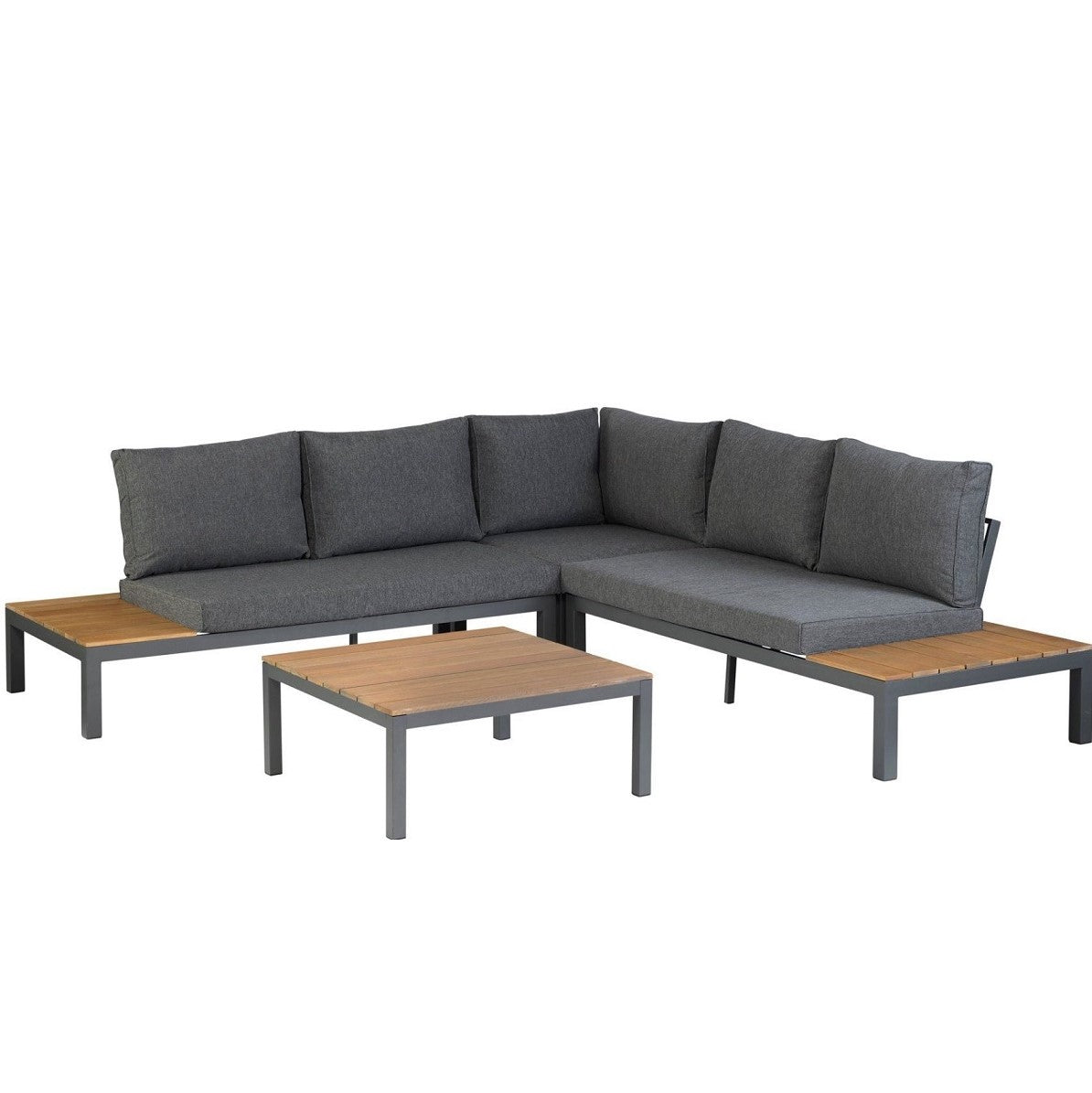 WOOOD La Vida Loungeset - Teak/Antraciet