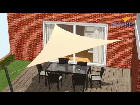Nesling Coolfit Schaduwdoek Zand 360 x 360 x 360 cm