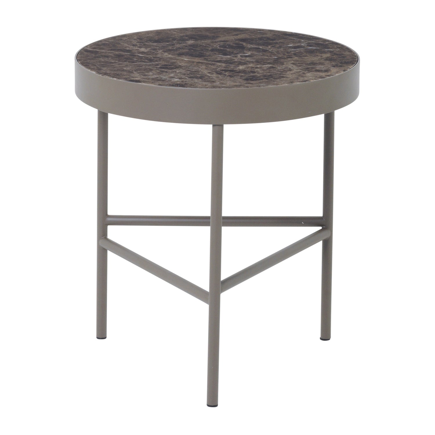 ferm LIVING Marble Bijzettafel Ø 40 cm