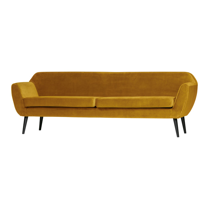 Woood Rocco 3-zitsbank - Velvet - Oker