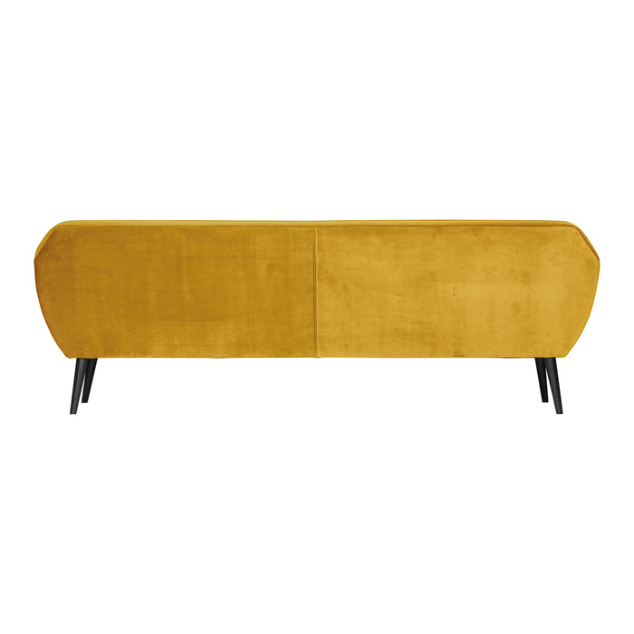 Woood Rocco 3-zitsbank - Velvet - Oker