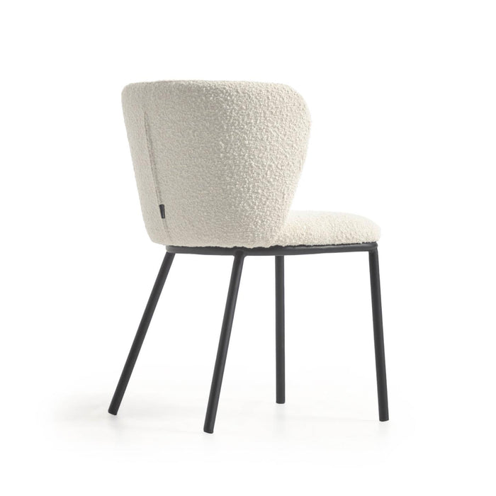 Kave Home Ciselia Eetkamerstoel - Wit