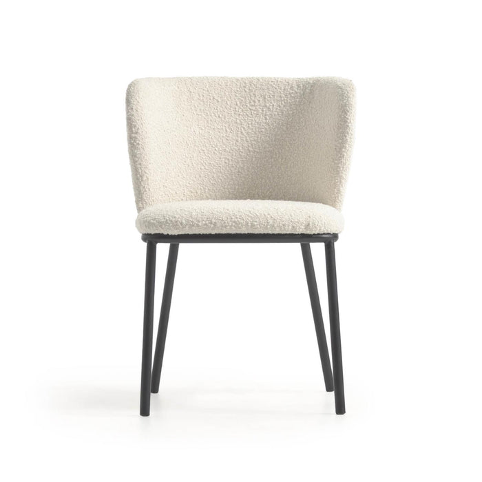Kave Home Ciselia Eetkamerstoel - Wit