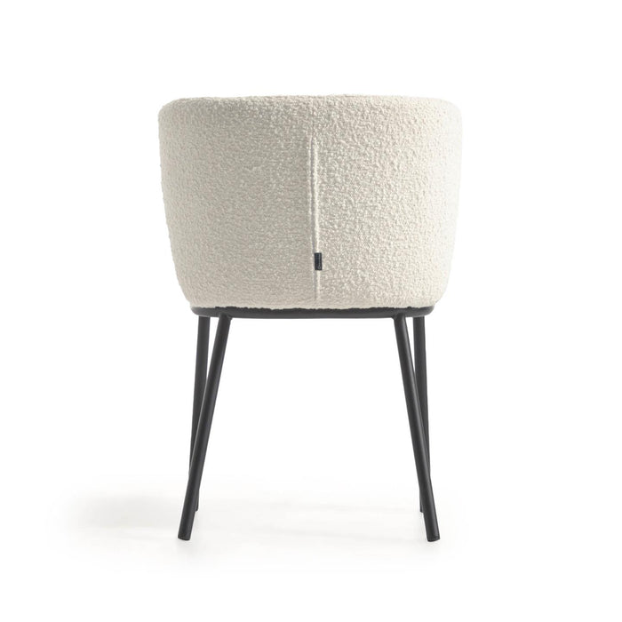 Kave Home Ciselia Eetkamerstoel - Wit