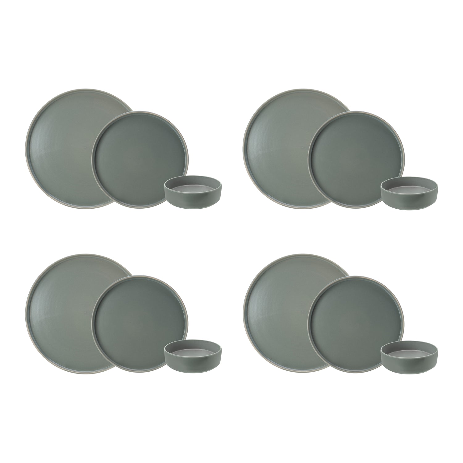 Cosy & Trendy Tower Serviesset 12-delig - Groen
