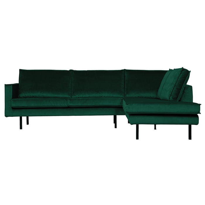 WOOOD Rodeo Hoekbank Rechts - Velvet -  Green Forest