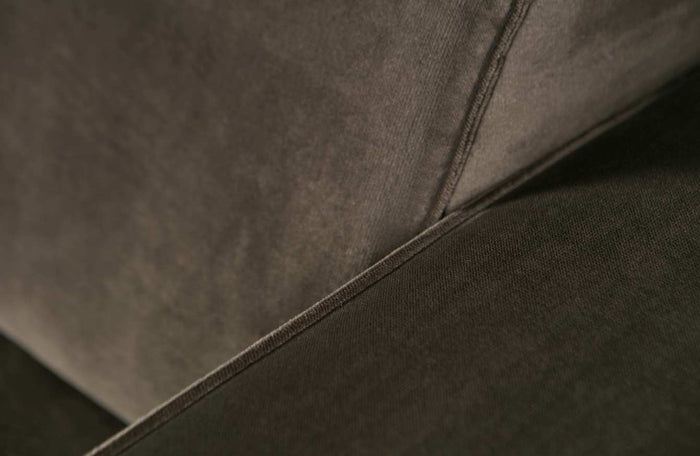 WOOOD Statement 4-zitsbank XL - Fluweel - Dark Green Hunter