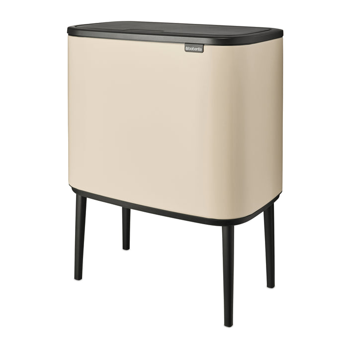 Brabantia Bo Touch Bin Afvalemmer 3 x 11 L - Soft Beige