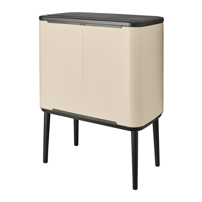 Brabantia Bo Touch Bin Afvalemmer 3 x 11 L - Soft Beige