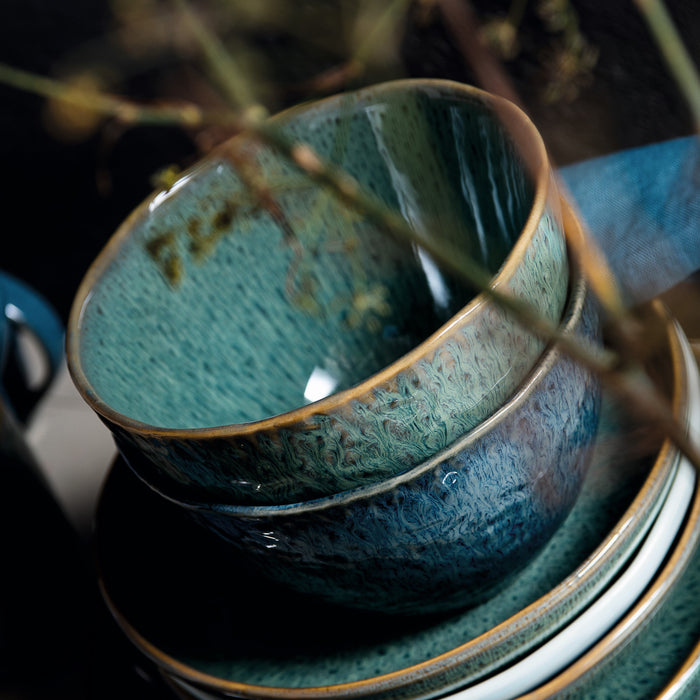 Leonardo Matera Serviesset 24-delig - Blauw