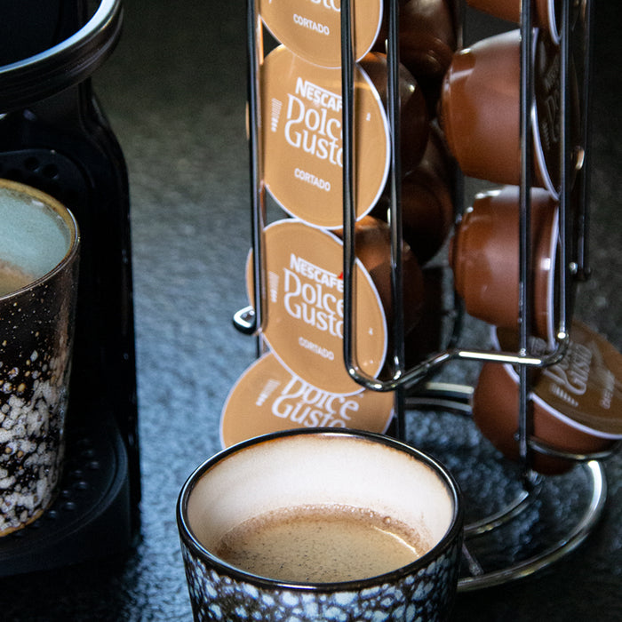 QUVIO Koffiecups standaard voor Dolce Gusto capsules chroom
