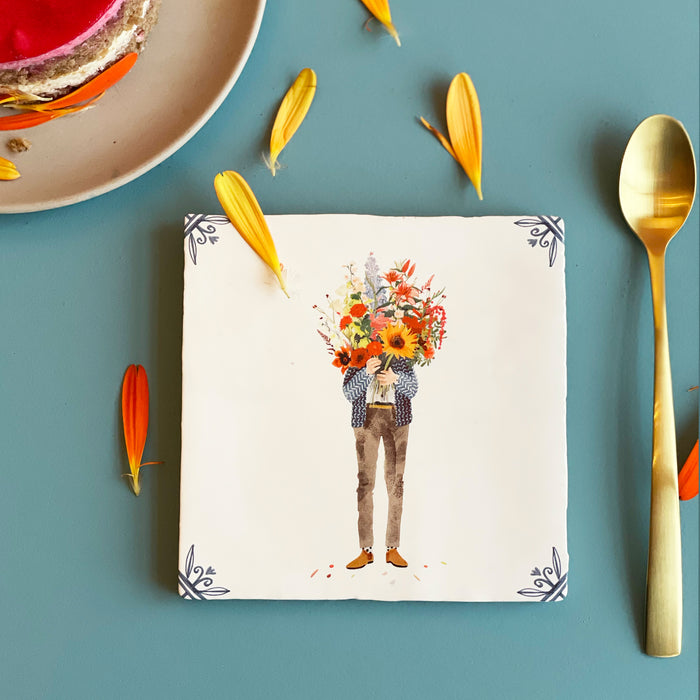 StoryTiles All You Need IsÖ Flowers Wandtegel 10 x 10 cm
