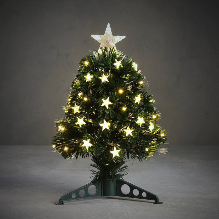 Luca Lighting Mercury Kunstkerstboom - Fibre Optic - H45 x Ø25 cm