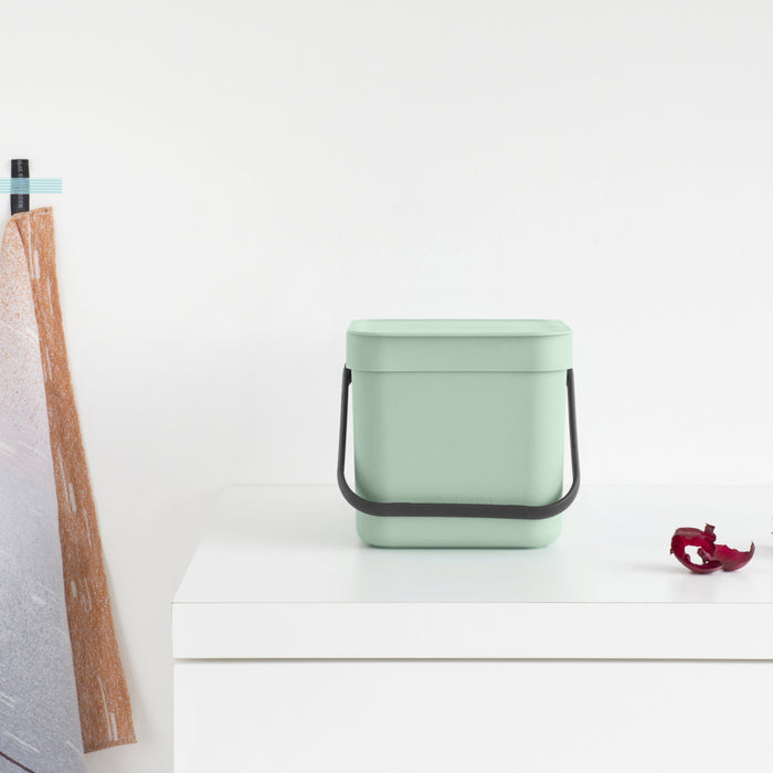 Brabantia Sort & Go Afvalemmer 3 L - Mintgroen