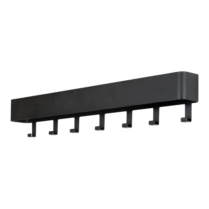 Spinder Design Dax Play 7 Wandkapstok H 12 cm - Zwart