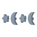 Nofred Stars & Moons Kapstokhaken - Blauw