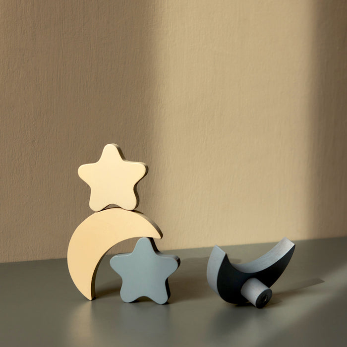 Nofred Stars & Moons Kapstokhaken - Blauw