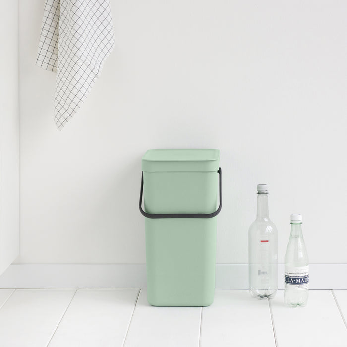 Brabantia Sort & Go Afvalemmer / Opberger 16 L - Mintgroen
