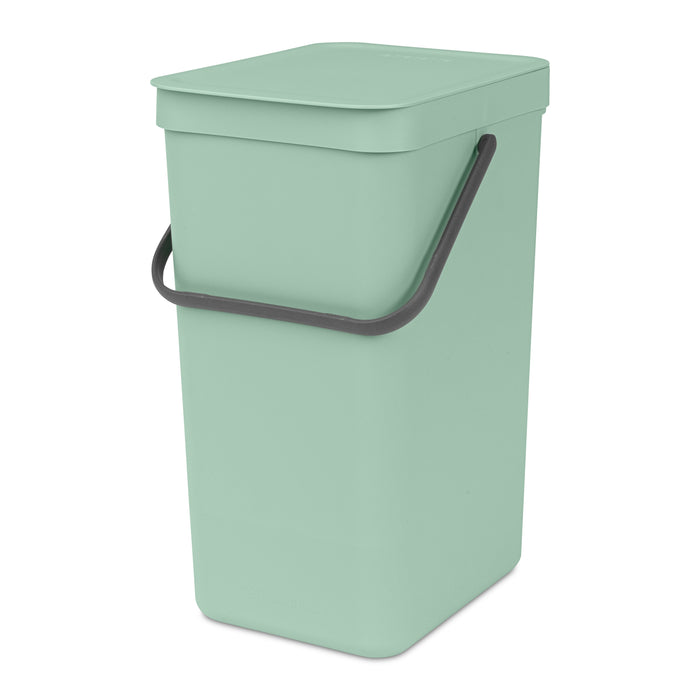 Brabantia Sort & Go Afvalemmer / Opberger 16 L - Mintgroen