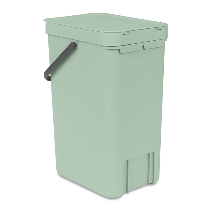 Brabantia Sort & Go Afvalemmer / Opberger 16 L - Mintgroen