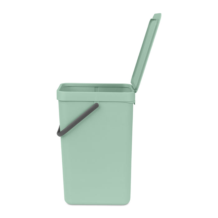 Brabantia Sort & Go Afvalemmer / Opberger 16 L - Mintgroen