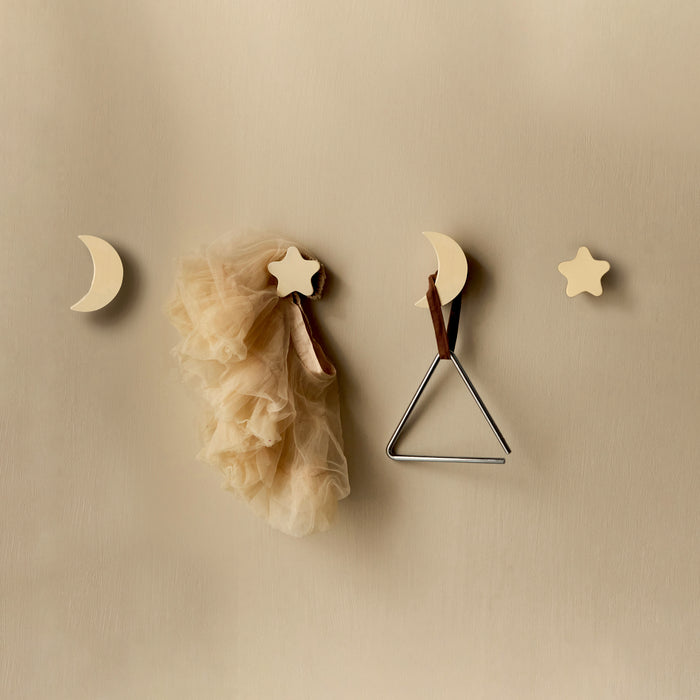Nofred Stars & Moons Kapstokhaken - Zand