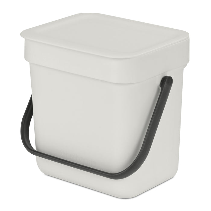 Brabantia Sort & Go Afvalemmer 3 L - Grijs
