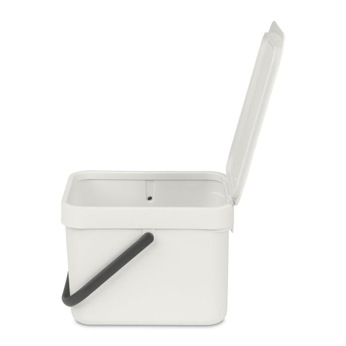Brabantia Sort & Go Afvalemmer 6 L - Grijs