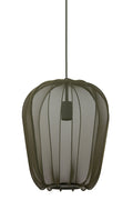 Light & Living Plumeria Hanglamp - M - H 40 x Ø 34 cm - Donkergroen