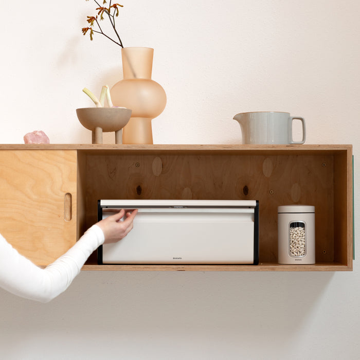 Brabantia Broodtrommel met klepdeksel - Soft Beige