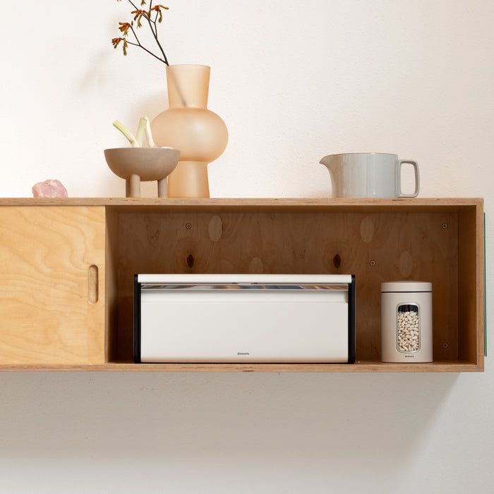 Brabantia Broodtrommel met klepdeksel - Soft Beige