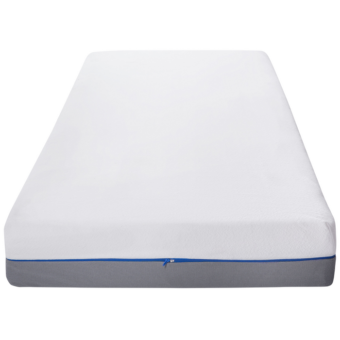 Beliani - GLEE - Traagschuimmatras - Grijs - 90 x 200 cm - Polyester