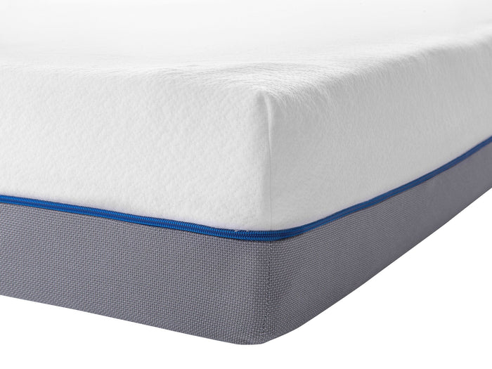 Beliani - GLEE - Traagschuimmatras - Grijs - 90 x 200 cm - Polyester