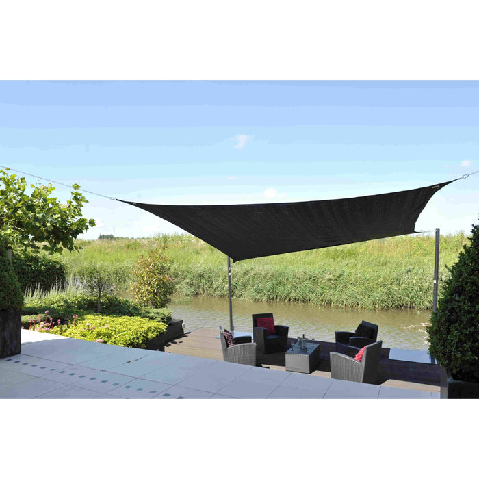 Nesling Coolfit Schaduwdoek Antraciet 360 x 360 cm