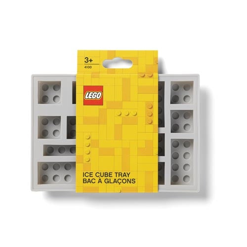 LEGO - Ijsblokjesvorm, Grijs - Siliconen - LEGO