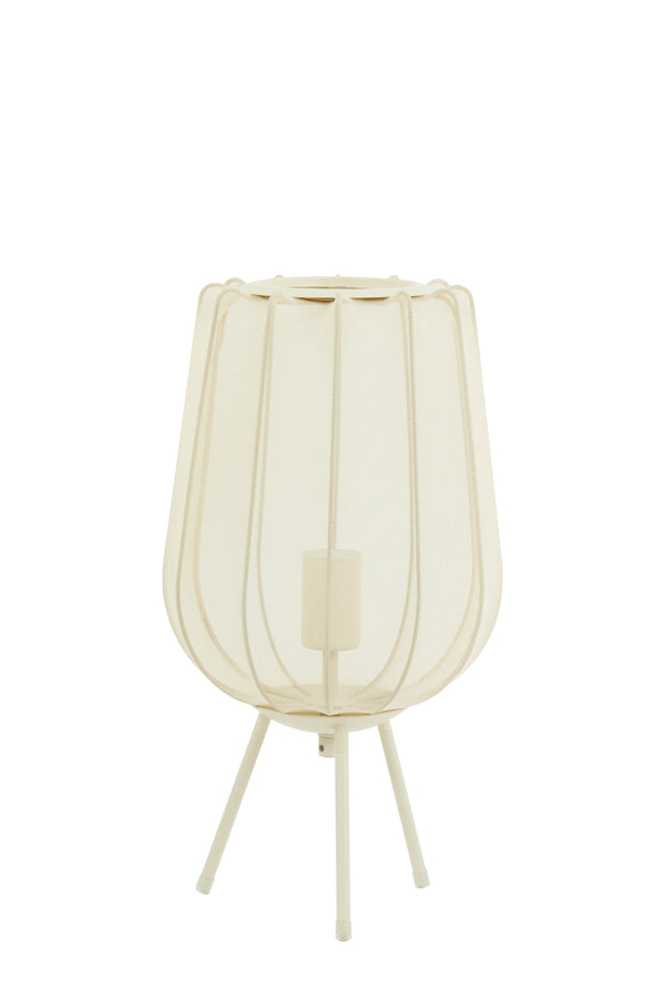 Light & Living Plumeria Tafellamp - H 45 x Ø 25 cm - Zand
