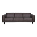 WOOOD Statement 3-zitsbank - Eco-leder - Grijs
