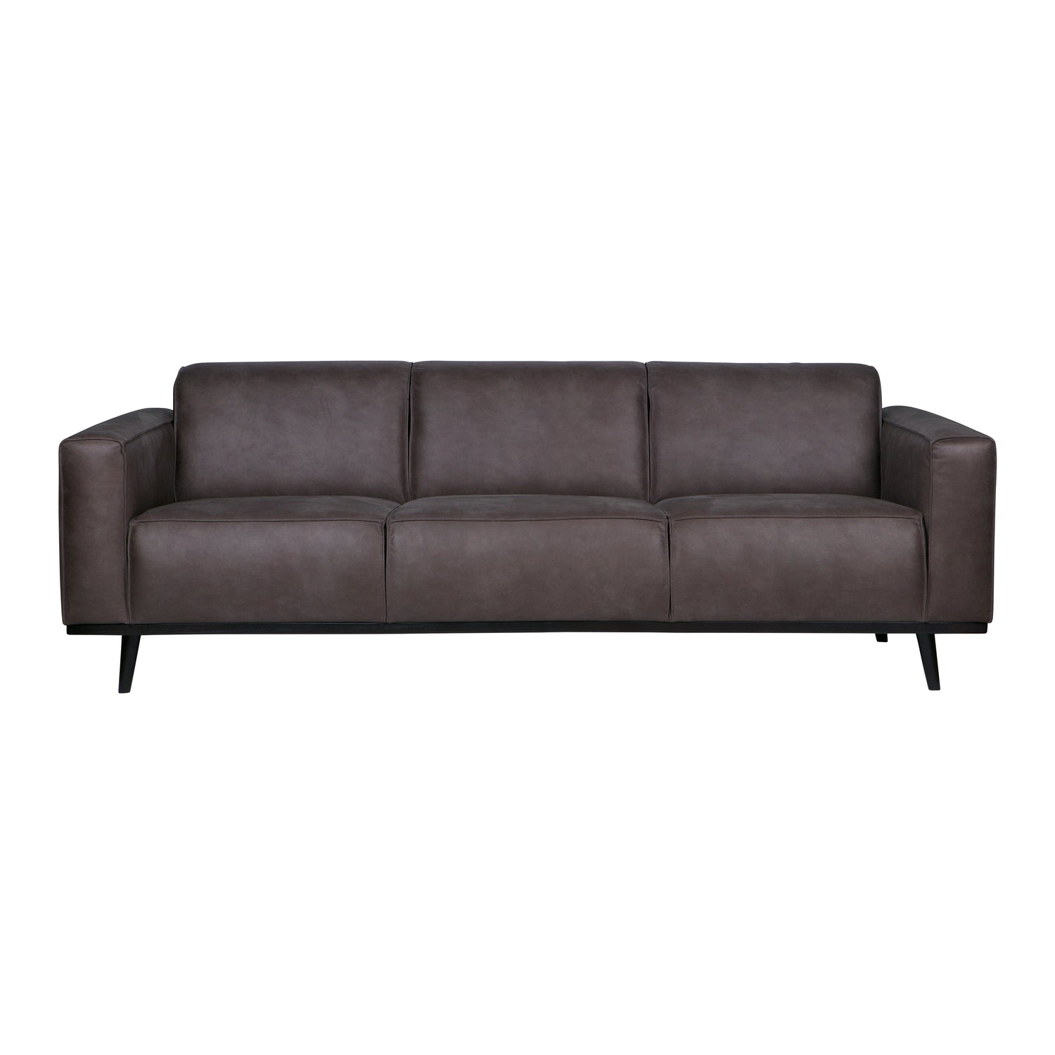 WOOOD Statement 3-zitsbank - Eco-leder - Grijs
