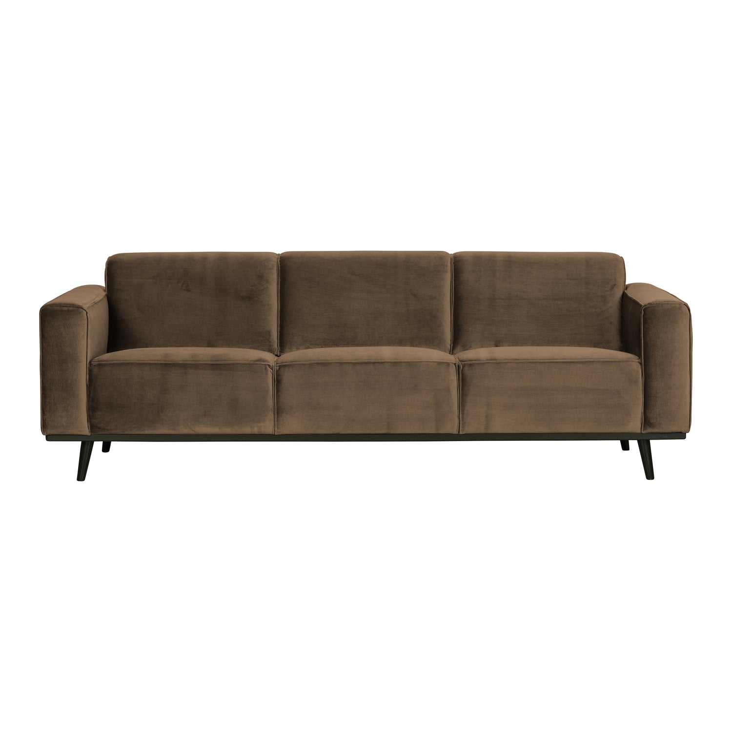 WOOOD Statement 3-zitsbank - Fluweel - Taupe