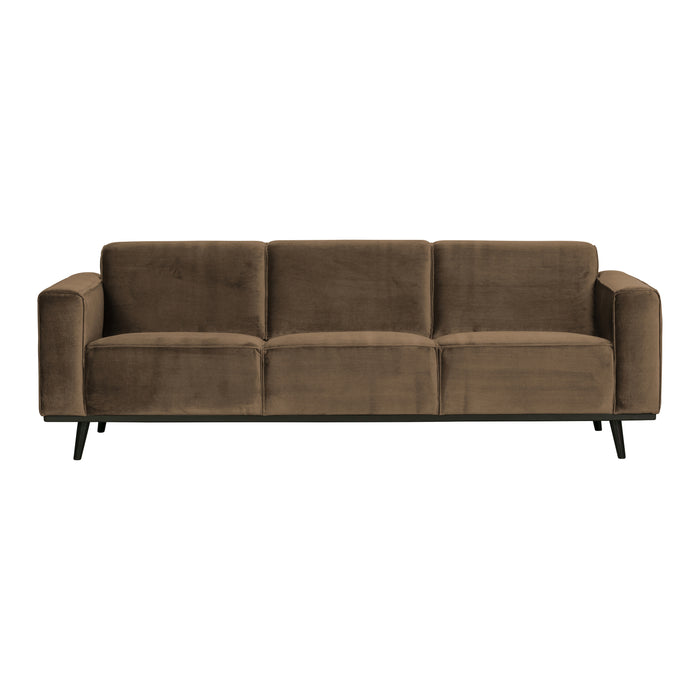 WOOOD Statement 3-zitsbank - Fluweel - Taupe