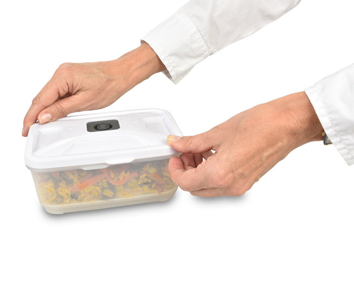 Solis Vacuum Lunch Boxen - 600 ml - Vershoudbakjes - 2 stuks