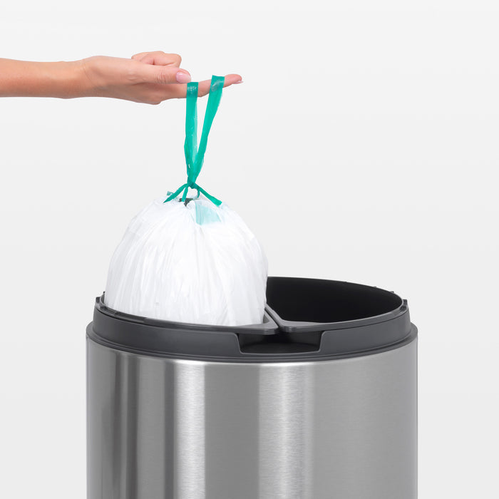 Brabantia Twin Bin Afvalverzamelaar 40 Liter (2x20 L) mat